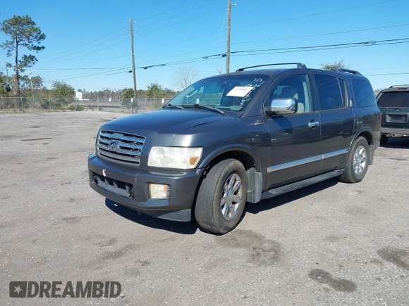 2004 Infiniti QX56 with VIN 5N3AA08A54N801565, listed as a IAAI auction lot 41700837 with 145,091 mi miles. Bid and sale history available at carsss.com. Image 2.