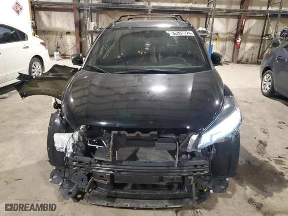 2022 Nissan Kicks SR with VIN 3N1CP5DV0NL494613, listed as a Copart auction lot 82007274 with 20,991 mi miles and Salvage Title. Bid and sale history available at carsss.com. Image 5.