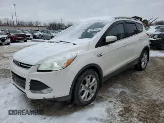 2015 Ford Escape Titanium with VIN 1FMCU9J92FUA23604, listed as a Copart auction lot 45985205 with 158,853 mi miles and Salvage Title. Bid and sale history available at carsss.com. Image 1.