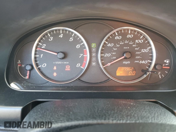 2005 Mazda 6 Sport S with VIN 1YVHP80D755M17362, listed as a Copart auction lot 86818954 with 87,962 mi miles and Clean Title. Bid and sale history available at DreamBid. Image 9.