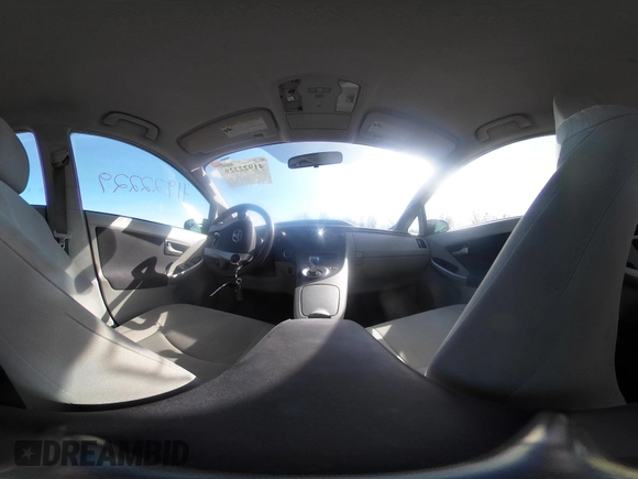 2011 Toyota Prius I with VIN JTDKN3DU7B5327736, listed as a IAAI auction lot 41922229 with 210,028 mi miles. Bid and sale history available at carsss.com. Image 22.