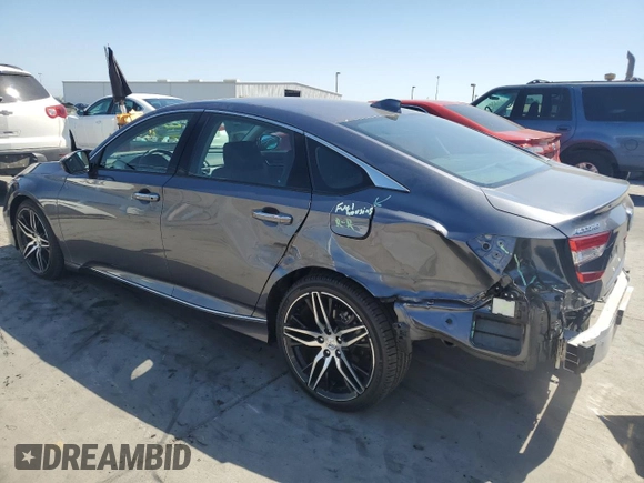 2021 Honda Accord Touring with VIN 1HGCV2F98MA010065, listed as a Copart auction lot 57679615 with 16,748 mi miles and Salvage title. Bid and sale history available at DreamBid. Image 2.