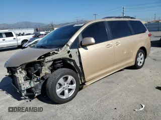 2012 Toyota Sienna LE AAS with VIN 5TDKK3DC1CS200380, listed as a Copart auction lot 46888765 with 78,073 mi miles and Salvage Title. Bid and sale history available at carsss.com. Image 1.