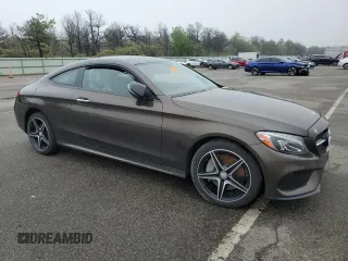 2017 Mercedes-Benz C 300 with VIN WDDWJ4KB6HF437903, listed as a Copart auction lot 56175645 with 74,715 mi miles and Salvage title. Bid and sale history available at DreamBid. Image 4.