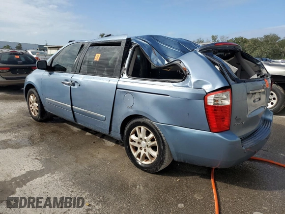 2010 Kia Sedona EX with VIN KNDMH4C34A6325353, listed as a Copart auction lot 78301434 with 253,342 mi miles and Salvage Title. Bid and sale history available at carsss.com. Image 2.