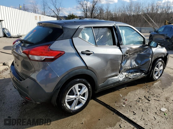 2020 Nissan Kicks S z VIN 3N1CP5BV0LL506033, wystawiony jako Copart lot #86300524 z przebiegiem Nie podano mil oraz Szkoda całkowita • Salvage title. Historia ofert i sprzedaży dostępna na DreamBid. Obrazek 3.