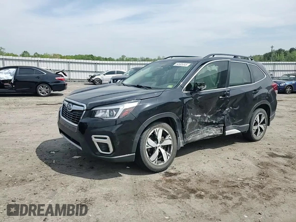 2020 Subaru Forester Touring with VIN JF2SKAXC0LH454331, listed as a Copart auction lot 54505345 with 76,416 mi miles and Salvage title. Bid and sale history available at DreamBid. Image 14.
