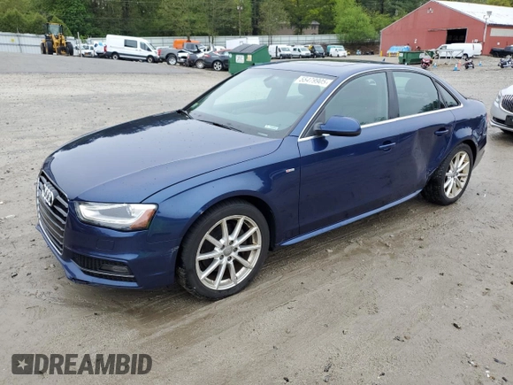 2015 Audi A4 Premium Plus z VIN WAUFFAFL9FN030008, wystawiony jako Copart lot #55479905 z przebiegiem 119 034 mil mil oraz Czysty tytuł • Clean title. Historia ofert i sprzedaży dostępna na DreamBid. Obrazek 1.
