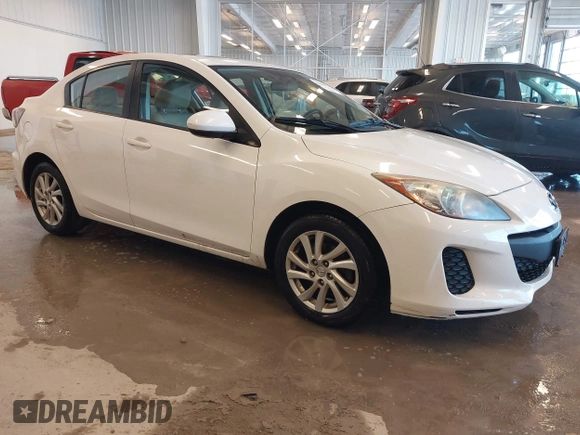 2012 Mazda Mazda3 i Touring with VIN JM1BL1V72C1663712, listed as a IAAI auction lot 41564773 with 181,151 mi miles. Bid and sale history available at carsss.com. Image 1.