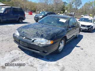 2001 Chevrolet Monte Carlo SS with VIN 2G1WX15K519114291, listed as a IAAI auction lot 41887315 with 185,532 mi miles. Bid and sale history available at carsss.com. Image 2.