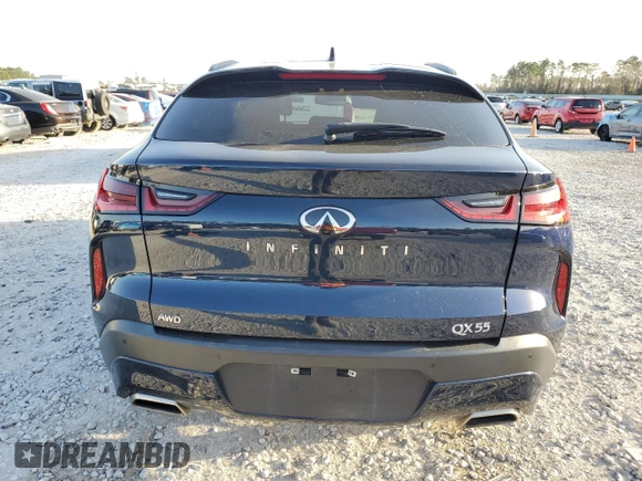 2022 Infiniti QX55 Essential с VIN 3PCAJ5K38NF102970, выставлен на аукционе Copart как лот 48235055 с пробегом 36 287 миль миль и Чистый • Clean title. История ставок и продаж доступна на DreamBid. Изображение 6.
