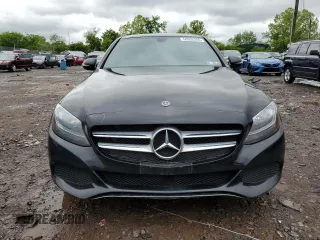 2018 Mercedes-Benz C 300 with VIN 55SWF4KB0JU280437, listed as a Copart auction lot 58002345 with 54,000 mi miles and Salvage title. Bid and sale history available at DreamBid. Image 5.