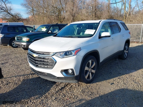 2020 Chevrolet Traverse LT Leather with VIN 1GNEVHKW6LJ241798, listed as a IAAI auction lot 41858163 with 85,560 mi miles. Bid and sale history available at carsss.com. Image 20.