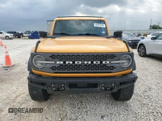2021 Ford Bronco with VIN 1FMEE5DP9MLA93791, listed as a Copart auction lot 49489765 with 58,427 mi miles and Salvage title. Bid and sale history available at DreamBid. Image 5.