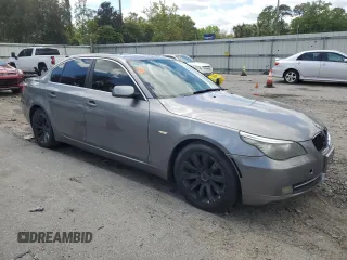 2008 BMW 5 Series 535i with VIN WBANW13598CZ78604, listed as a Copart auction lot 52450455 with 109,024 mi miles and Clean Title. Bid and sale history available at carsss.com. Image 4.