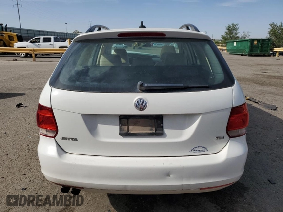 2012 Volkswagen Jetta TDI w/Sunroof with VIN 3VWPL7AJ3CM624072, listed as a Copart auction lot 60469855 with Not provided miles and Salvage title. Bid and sale history available at DreamBid. Image 6.