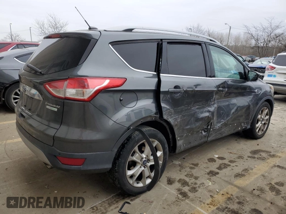 2016 Ford Escape Titanium with VIN 1FMCU0J96GUB31124, listed as a Copart auction lot 44038295 with 208,780 mi miles and Salvage Title. Bid and sale history available at carsss.com. Image 3.