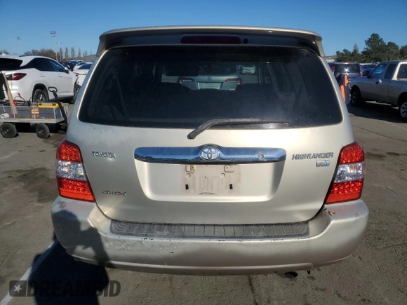 2006 Toyota Highlander z VIN JTEEW21A560013855, wystawiony jako Copart lot #88144905 z przebiegiem 154 983 mil mil oraz Szkoda całkowita • Salvage title. Historia ofert i sprzedaży dostępna na DreamBid. Obrazek 6.
