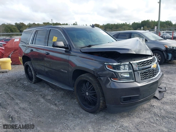 2018 Chevrolet Tahoe LT with VIN 1GNSCBKCXJR256508, listed as a IAAI auction lot 41472837 with 92,203 mi miles. Bid and sale history available at carsss.com. Image 1.