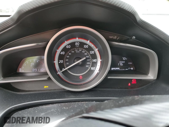 2015 Mazda 3 i Sport with VIN 3MZBM1K7XFM204062, listed as a Copart auction lot 54017735 with 89,110 mi miles and Salvage Title. Bid and sale history available at DreamBid. Image 9.