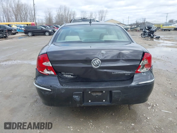 2008 Buick LaCrosse CX with VIN 2G4WC582181154443, listed as a IAAI auction lot 41936097 with 161,244 mi miles and . Bid and sale history available at DreamBid. Image 6.