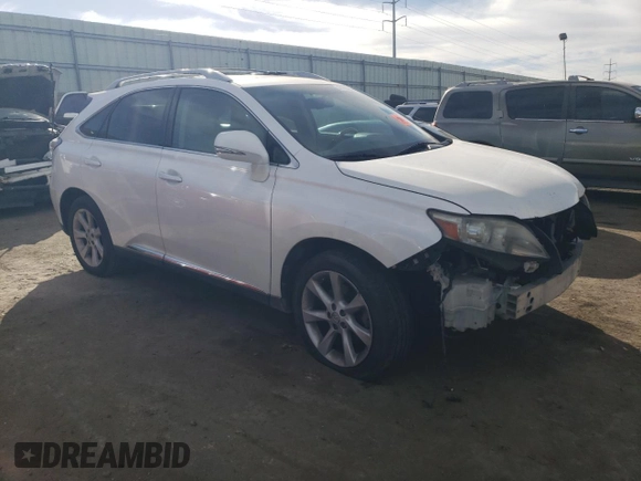 2012 Lexus RX 350 with VIN 2T2ZK1BA5CC083394, listed as a Copart auction lot 43166365 with 214,776 mi miles and Salvage Title. Bid and sale history available at carsss.com. Image 4.