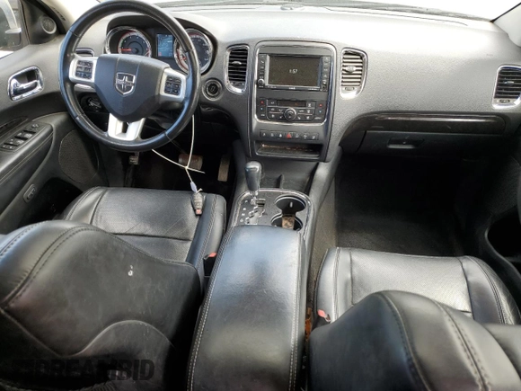 2011 Dodge Durango Citadel with VIN 1D4SE5GT9BC595393, listed as a Copart auction lot 65574855 with 193,538 mi miles and Salvage title. Bid and sale history available at DreamBid. Image 8.