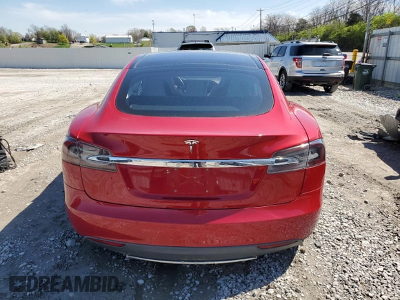 2014 Tesla Model S 60 with VIN 5YJSA1S12EFP65799, listed as a Copart auction lot 50895235 with 132,669 mi miles and Salvage Title. Bid and sale history available at DreamBid. Image 6.