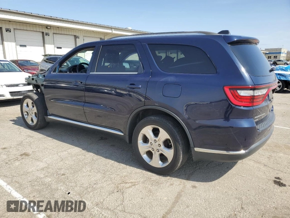 2015 Dodge Durango Limited with VIN 1C4RDJDG8FC938702, listed as a Copart auction lot 51119245 with 74,445 mi miles and Salvage title. Bid and sale history available at DreamBid. Image 2.