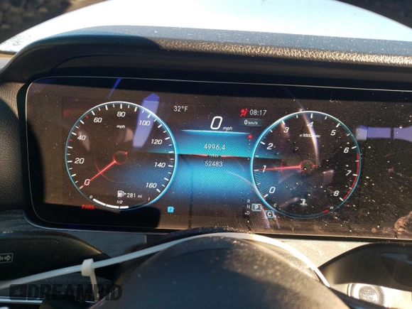 2022 Mercedes-Benz E-Class E 350 with VIN W1KZF8DB3NB053423, listed as a Copart auction lot 42330515 with 52,483 mi miles and Salvage Title. Bid and sale history available at carsss.com. Image 9.