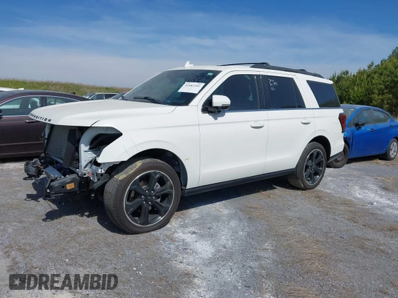 2023 Ford Expedition Limited with VIN 1FMJU2A84PEA53365, listed as a IAAI auction lot 41683102 with 21,147 mi miles and . Bid and sale history available at DreamBid. Image 2.