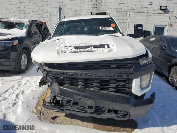 2021 Chevrolet Silverado 2500HD Work Truck with VIN 1GC0WLE71MF200667, listed as a Copart auction lot 44150295 with 0 mi miles and Clean Title. Bid and sale history available at carsss.com. Image 5.