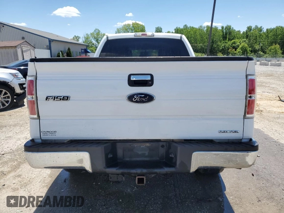 2013 Ford F-150 XL with VIN 1FTFW1EF8DFA22715, listed as a Copart auction lot 57919985 with 243,124 mi miles and Salvage title. Bid and sale history available at DreamBid. Image 6.