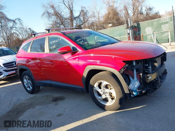 2022 Hyundai Tucson SEL with VIN 5NMJBCAE2NH131089, listed as a IAAI auction lot 41705654 with 14,362 mi miles. Bid and sale history available at carsss.com. Image 14.