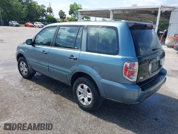2006 Honda Pilot LX z VIN 5FNYF28146B003827, wystawiony jako IAAI lot #42170590 z przebiegiem 261 506 mil mil oraz . Historia ofert i sprzedaży dostępna na DreamBid. Obrazek 3.