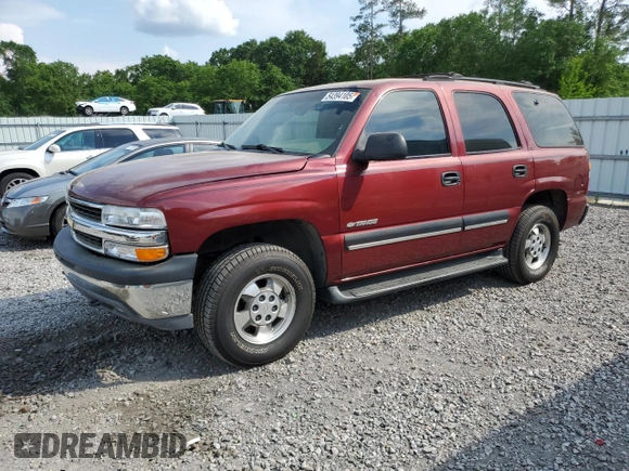2001 Chevrolet Tahoe LS z VIN 1GNEC13T21J188189, wystawiony jako Copart lot #54394105 z przebiegiem 383 066 mil mil oraz Szkoda całkowita • Salvage title. Historia ofert i sprzedaży dostępna na DreamBid. Obrazek 1.