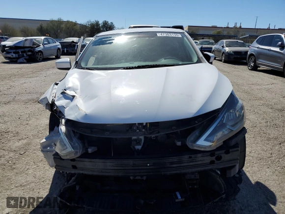 2019 Nissan Sentra S with VIN 3N1AB7AP2KY390081, listed as a Copart auction lot 47303135 with 124,376 mi miles and Salvage Title. Bid and sale history available at carsss.com. Image 5.
