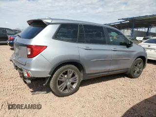 2019 Honda Passport EX-L with VIN 5FNYF7H57KB007865, listed as a Copart auction lot 51352775 with 43,846 mi miles and Salvage Title. Bid and sale history available at carsss.com. Image 3.