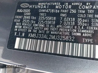 2021 Hyundai Tucson SEL z VIN KM8J33AL2MU325832, wystawiony jako IAAI lot #42153724 z przebiegiem 73 799 mil mil oraz . Historia ofert i sprzedaży dostępna na DreamBid. Obrazek 9.