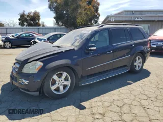 2007 Mercedes-Benz GL-Class with VIN 4JGBF71E27A274083, listed as a Copart auction lot 50779495 with 213,090 mi miles and Salvage Title. Bid and sale history available at carsss.com. Image 1.