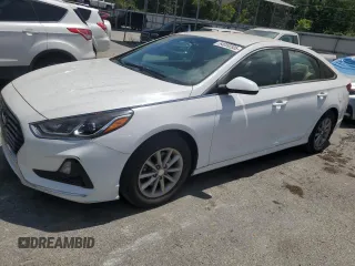 2019 Hyundai Sonata SE z VIN 5NPE24AFXKH764891, wystawiony jako Copart lot #54056505 z przebiegiem 58 383 mil mil oraz Szkoda całkowita • Salvage title. Historia ofert i sprzedaży dostępna na DreamBid. Obrazek 1.