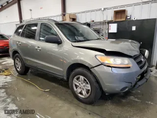 2009 Hyundai Santa Fe GLS with VIN 5NMSG13D39H331306, listed as a Copart auction lot 45045225 with 258,109 mi miles and Salvage Title. Bid and sale history available at carsss.com. Image 4.