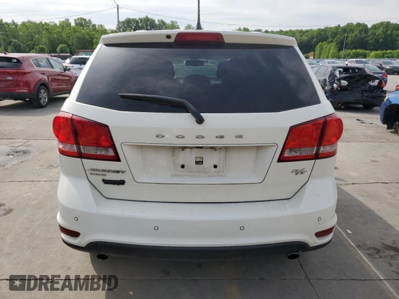 2016 Dodge Journey R/T with VIN 3C4PDDEG2GT121867, listed as a Copart auction lot 58697675 with 59,064 mi miles and Salvage title. Bid and sale history available at DreamBid. Image 6.