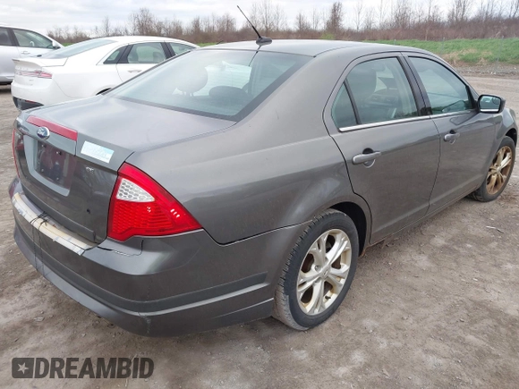 2012 Ford Fusion SE with VIN 3FAHP0HA7CR104815, listed as a IAAI auction lot 42089122 with 151,129 mi miles. Bid and sale history available at carsss.com. Image 4.