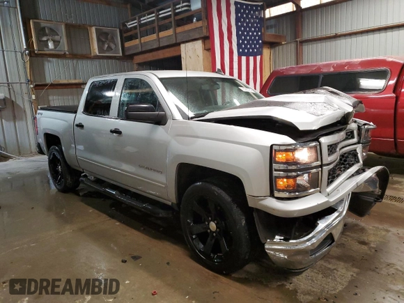 2015 Chevrolet Silverado 1500 LT with VIN 3GCUKREH9FG517509, listed as a Copart auction lot 76380784 with 92,724 mi miles and Salvage Title. Bid and sale history available at DreamBid. Image 4.