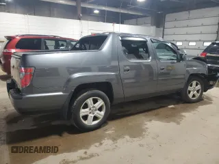 2013 Honda Ridgeline RTL with VIN 5FPYK1F57DB009718, listed as a Copart auction lot 55763435 with Not provided miles and Salvage title. Bid and sale history available at DreamBid. Image 3.