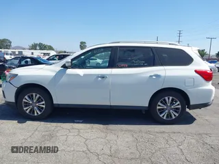 2019 Nissan Pathfinder SV with VIN 5N1DR2MN7KC584791, listed as a IAAI auction lot 42533680 with 57,943 mi miles and . Bid and sale history available at DreamBid. Image 15.