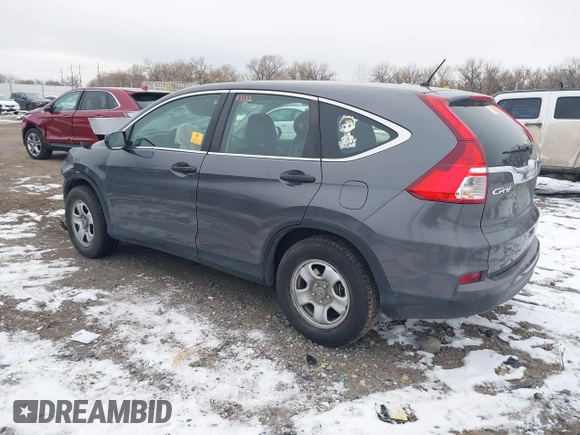 2015 Honda CR-V LX with VIN 2HKRM4H3XFH619055, listed as a IAAI auction lot 40989227 with 113,332 mi miles and . Bid and sale history available at DreamBid. Image 3.