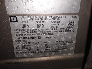 2017 Buick Envision Essence with VIN LRBFXDSA7HD047256, listed as a IAAI auction lot 41908850 with 79,095 mi miles and . Bid and sale history available at carsss.com. Image 9.