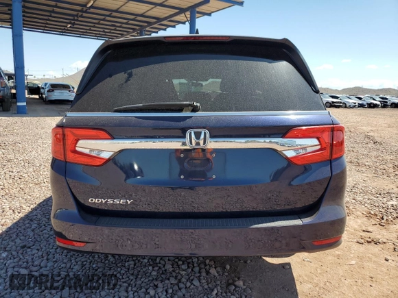 2019 Honda Odyssey EX with VIN 5FNRL6H58KB088138, listed as a Copart auction lot 59811345 with 75,559 mi miles and Salvage title. Bid and sale history available at DreamBid. Image 6.